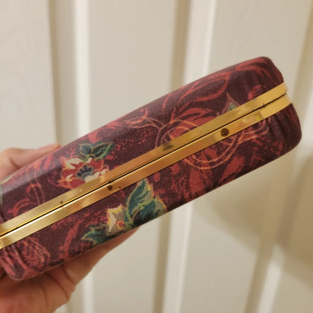 Jewelry Storage Organizer Case ~ Floral ~ Multi-Use ~ GUC ~ Travel ~ 90s - Y2K